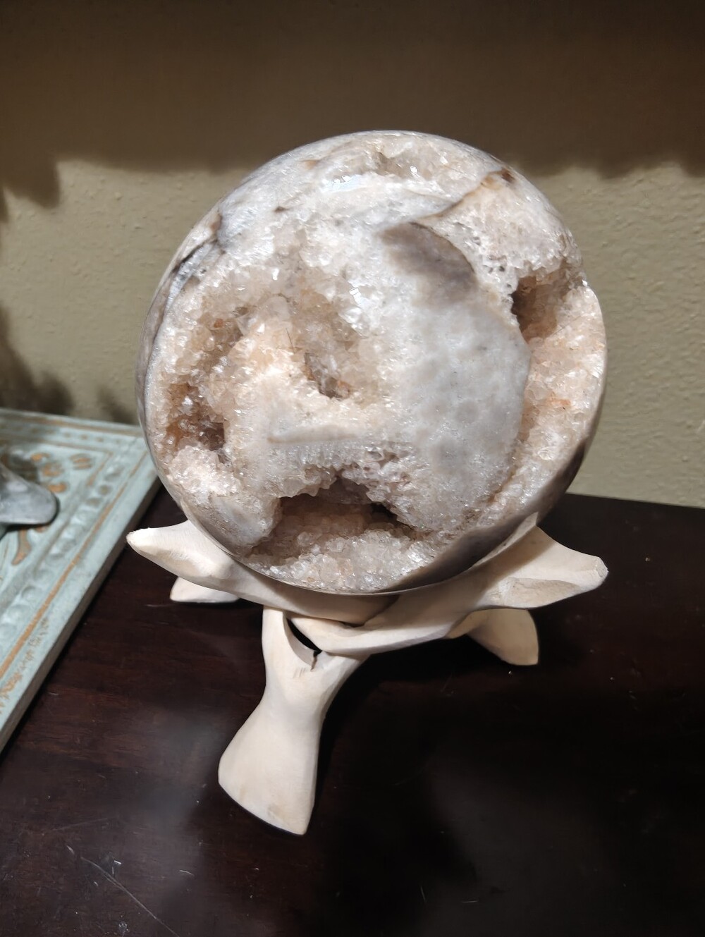 Pink Amethyst Druzy Sphere